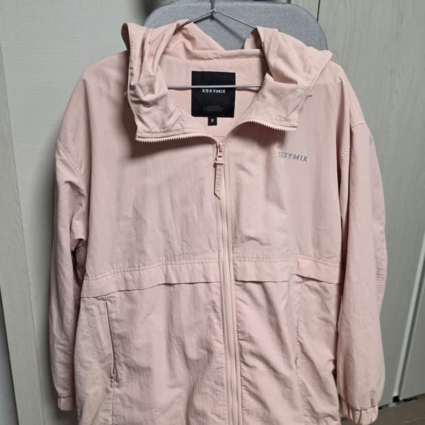 젝시믹스 핑크색 후드 바람막이
