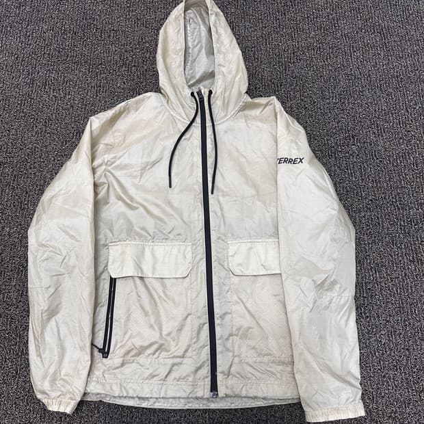 아디다스 테렉스 경량 바람막이 자켓 아이보리 95(M)