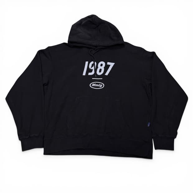 L MMLG 블랙 1987 후드티