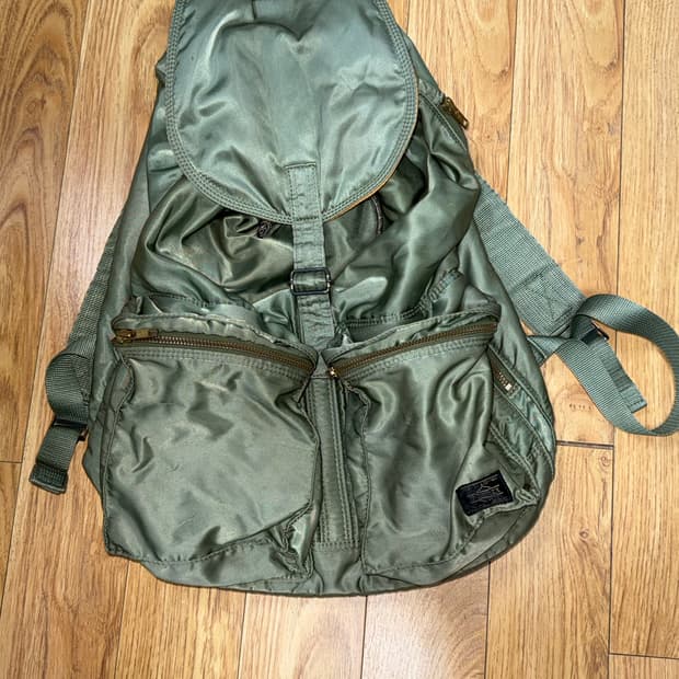 요시다포터 탱커 백팩 세이지그린