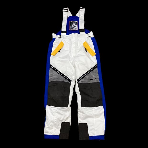 나이키 90s 올드스쿨 화이트 스키팬츠