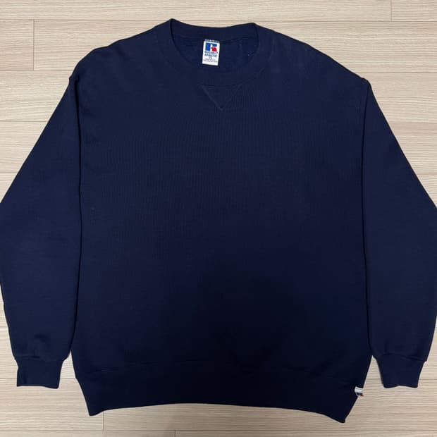 90s 러셀 스웻셔츠 USA 네이비 XL