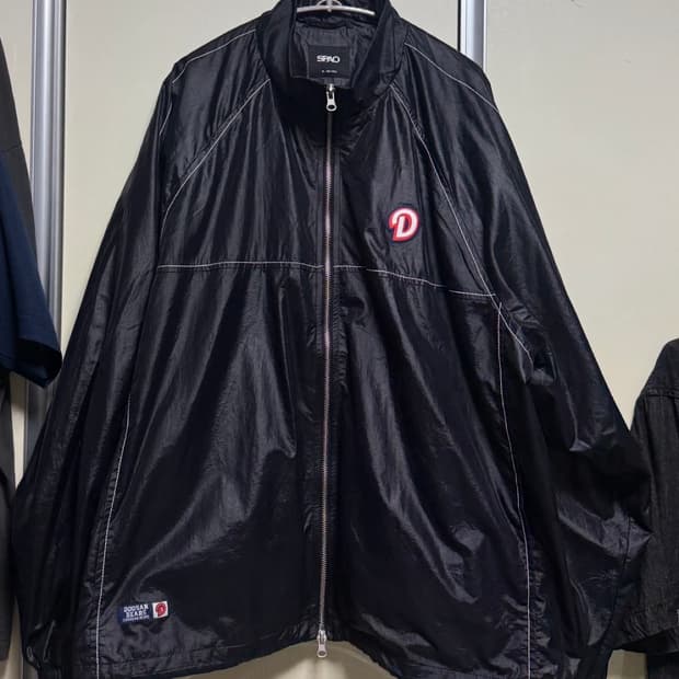 스파오 두산베어스 오버핏 스티치 윈드브레이커 - XL (105)