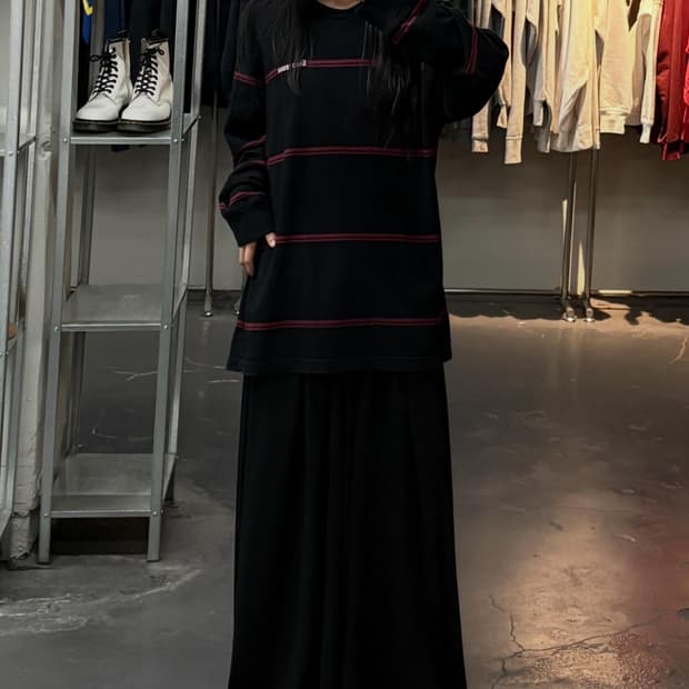 슈프림 멀티컬러 스트라이프 롱슬리브 A3797