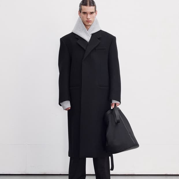 렉토 23FW 울 블렌드 오버사이즈 코트 (S)