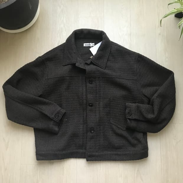 카락터 weave trucker jacket