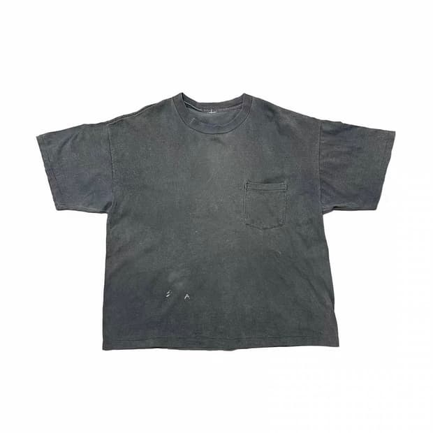 Vintage Sun Faded Blank Pocket Tee 