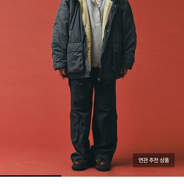 플리즈 프로젝트 포켓필드파카(다크그레이)