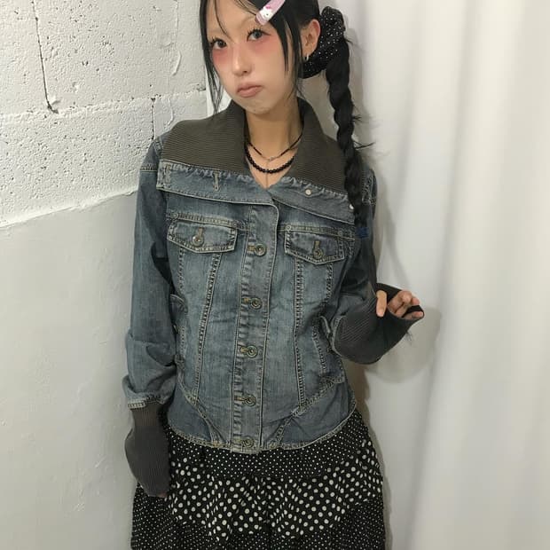 Vintage Knit Denim JK