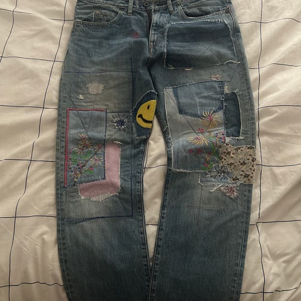 [34] 캐피탈 오카빌리 팬츠 집시 패치