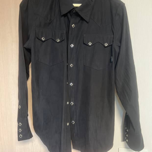 예스아이씨 스웨이드 웨스턴 셔츠 s