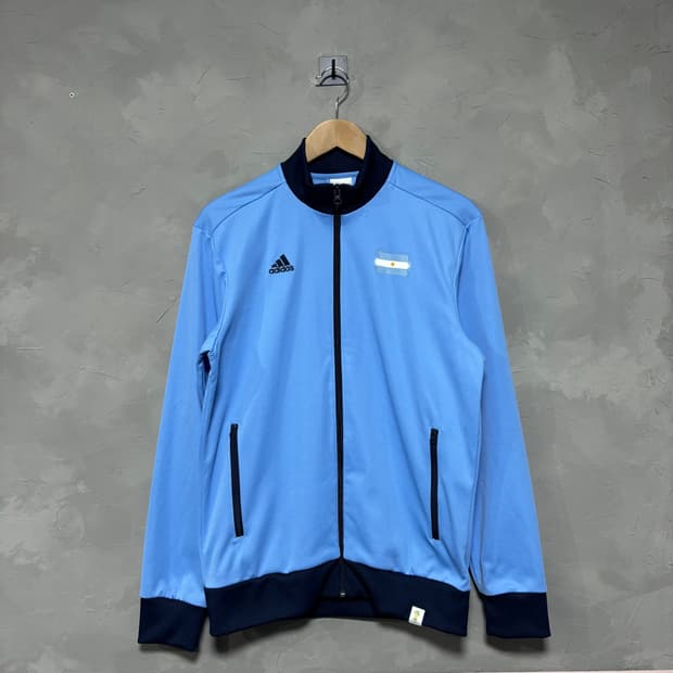 아디다스 아르헨티나 져지 트랙탑 하늘 네이비