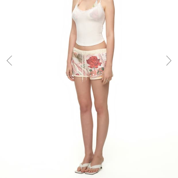 투머치택스 로즈 돌핀 팬츠