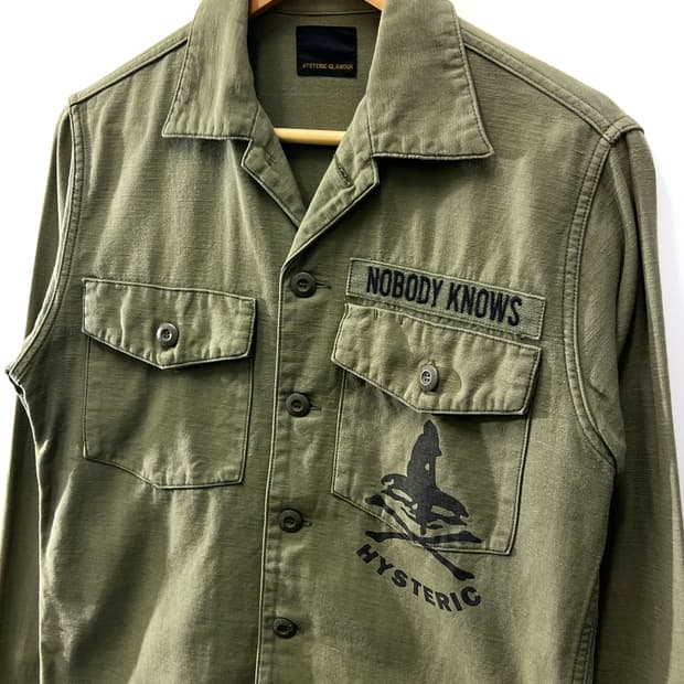 Hysteric Glamour Military Shirt Jacket