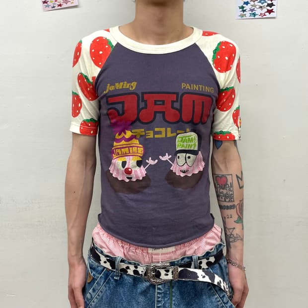 Jam Strawberry Chocolate Half Sleeve