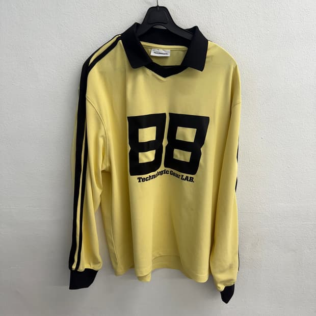 필루미네이트 옐로우 오버핏 롱슬리브 티셔츠 (S)