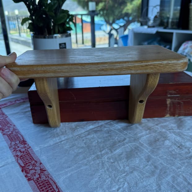 영국 빈티지 우드 벽선반 / 미니 선반