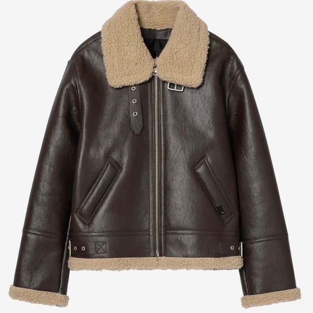 레프트서울 무스탕 L