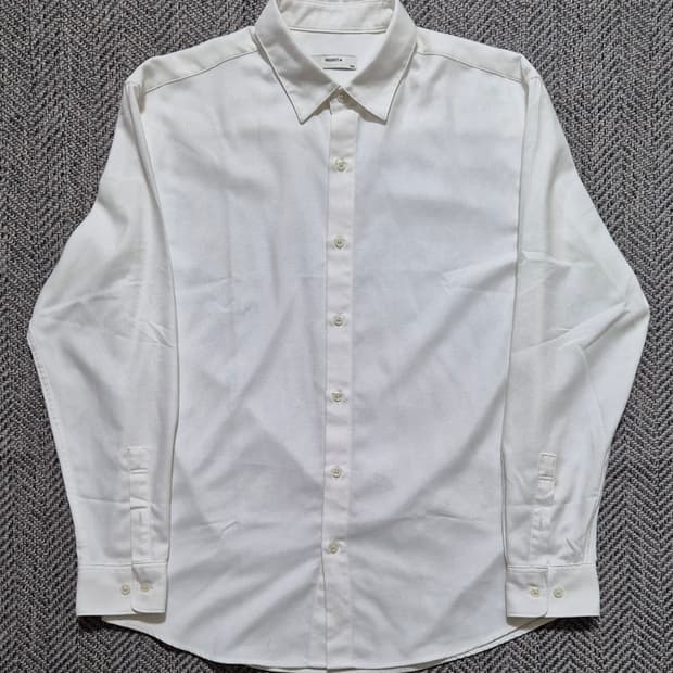 프로젝트M 플란넬 셔츠 White 100사이즈