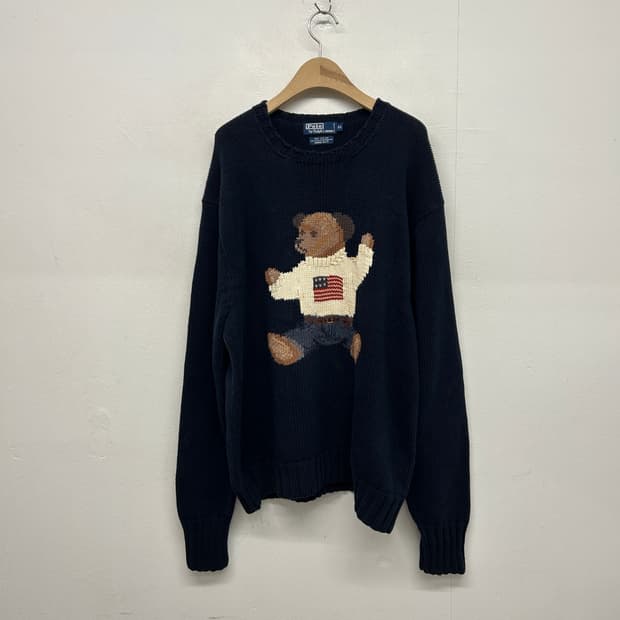 레어 폴로 랄프로렌 싯다운 코튼 니트