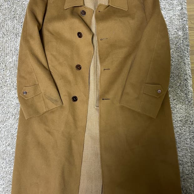 이태리제 울 코트 사이즈 105