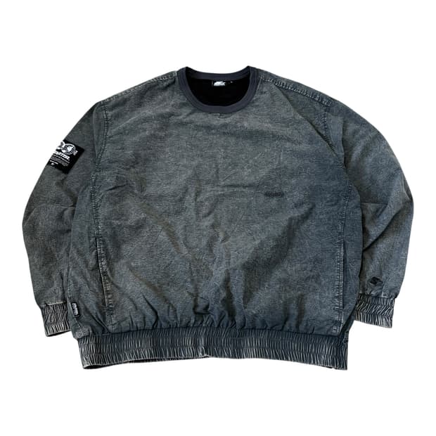 스타터 가먼트 다잉 풀오버 나일론 웜업 맨투맨