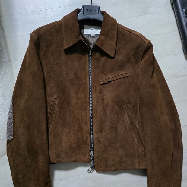 토니웩 디트로이트 카우하이드 스웨이드 자켓 L