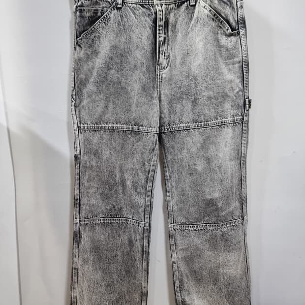 메종 미네드 화이트 스프레드 카펜더 데님팬츠 (D70