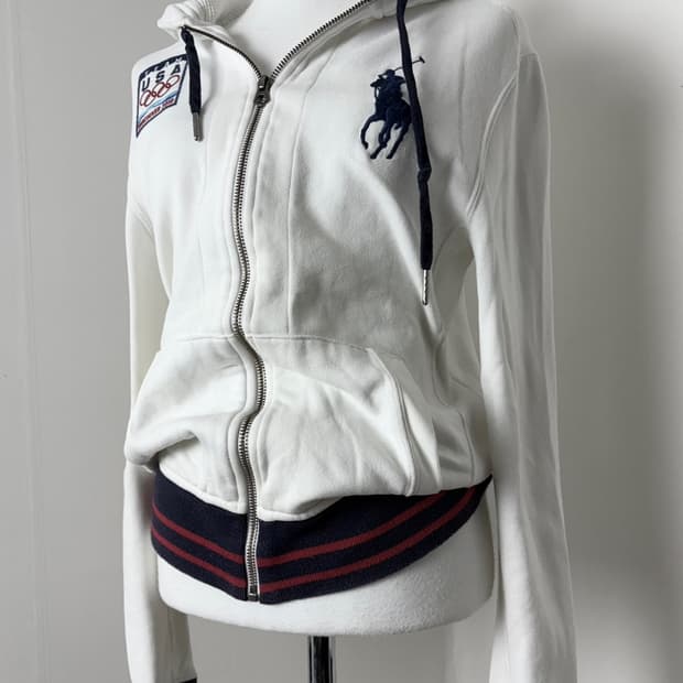 폴로 빅포니 usa 후드집업