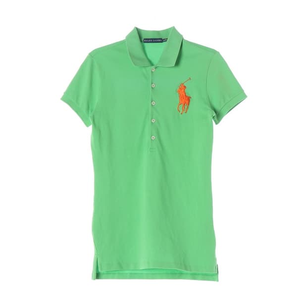 랄프로렌 우먼스 빅포니 스키니핏 카라티 XS