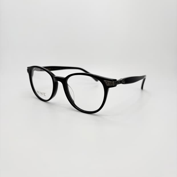 ARTONFACE 블랙 핸드메이드 빈티지 뿔테 