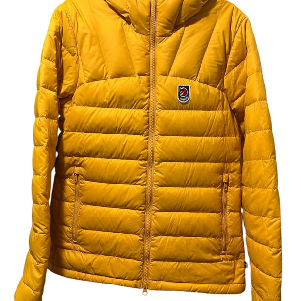 피엘라벤 우먼 익스페디션 팩 다운 후디 패딩 머스타드 옐로우 s