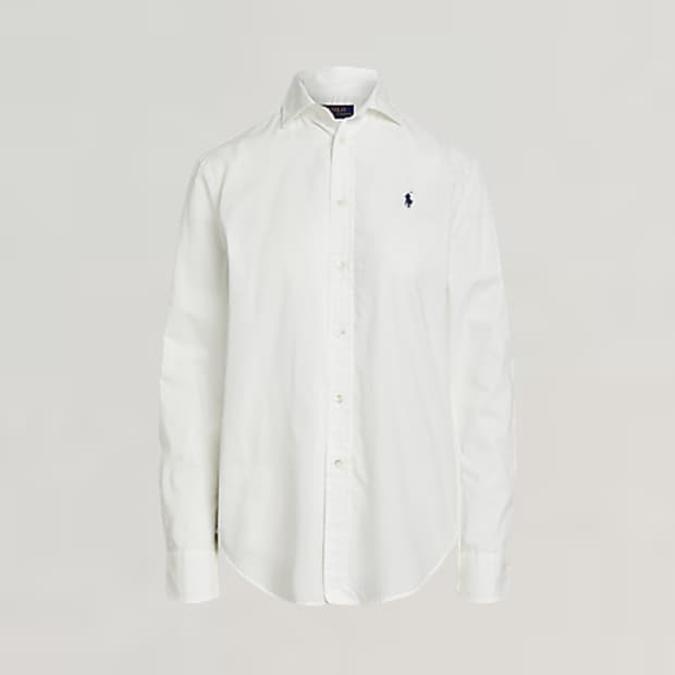 폴로 랄프로렌 릴렉스핏 코튼 셔츠 화이트