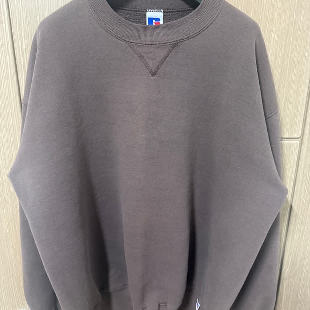 [XL] 90s 빈티지 러셀 스웻셔츠 맨투맨 브라운