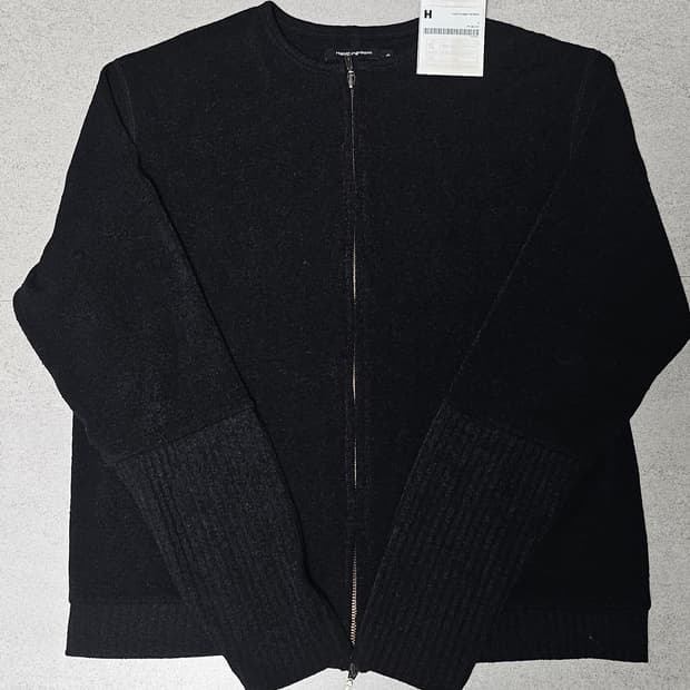 3) 해칭룸 레이어 가디건 애쉬블랙