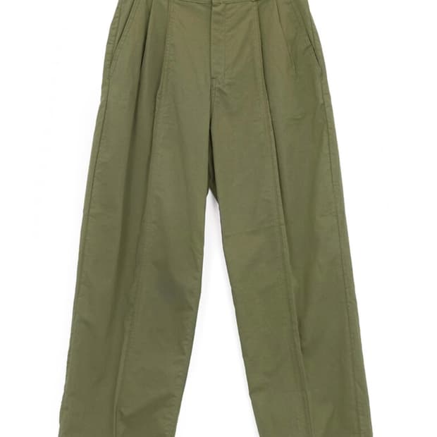 샵페어리 버튼 컬러 팬츠 / 카키