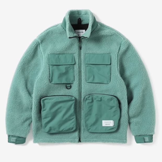 디스이즈네버댓 고어텍스 플리스 자켓 아이스블루 M