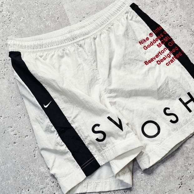 나이키 신형 더블스우시 트랙팬츠 바람막이 반 바지