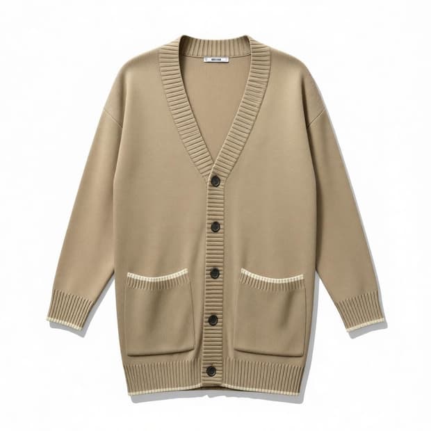 BELIER 벨리에 오버핏 가디건 베이지 M