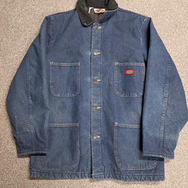 디키즈(Dickies) 빈티지 데님 초어 워크 자켓