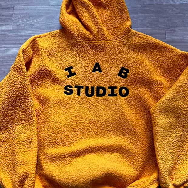 (XL) 아이앱 스튜디오 LMC 보아 플리스 후드 옐로우