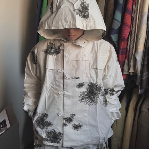 80s 서독군 오리지널 스노우 카모 세트