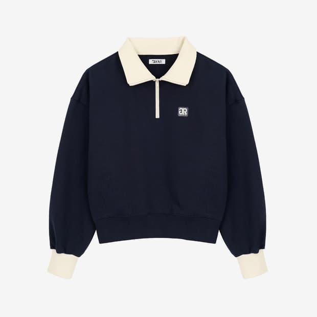 그로브스토어 하프 집업 맨투맨