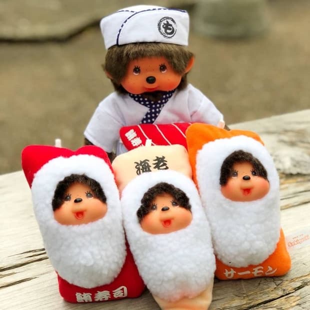 희귀 몬치치 대두 참치 초밥 키링🍣