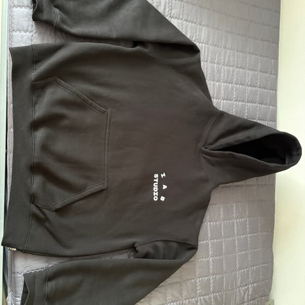 Iab 후드 검정 xl