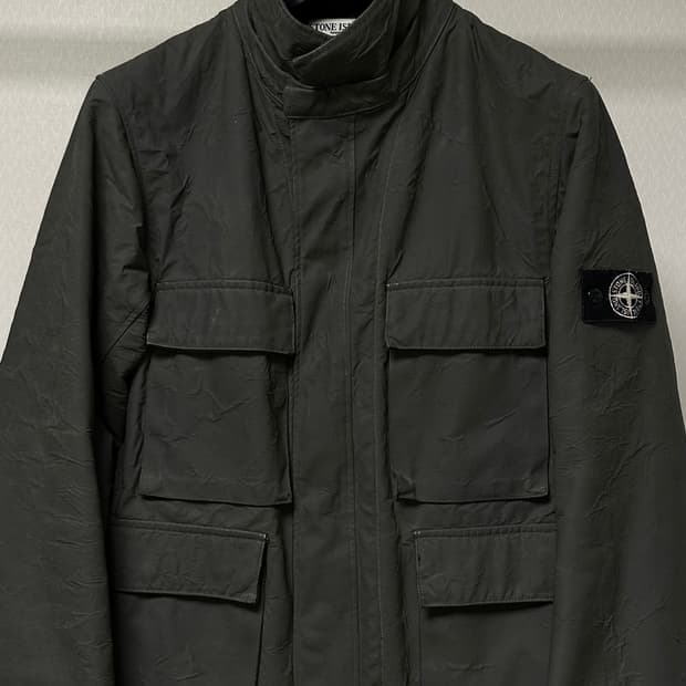 스톤아일랜드 앤티크드 리플렉티브 자켓 L(105) 국내판