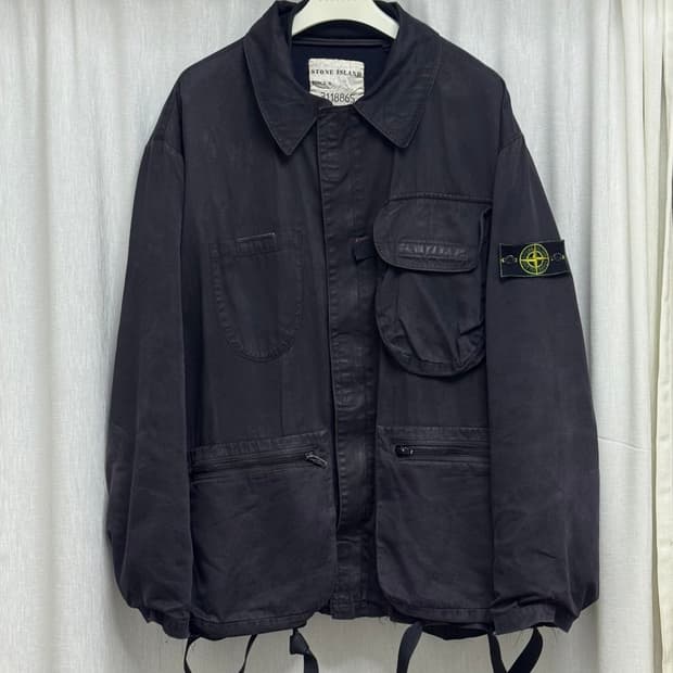 XXL) 94aw 90s 스톤아일랜드 라소고마토 더치로프 파카