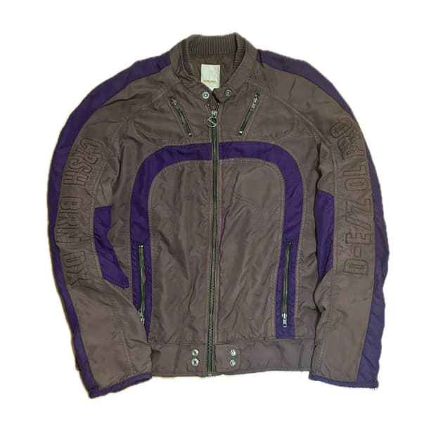 Diesel nylon biker bomber