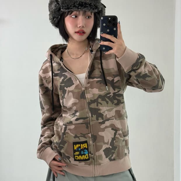 뉴에라 카모 후드집업