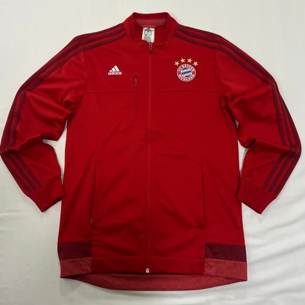 아디다스 바이에른 뮌헨 트랙탑 레드